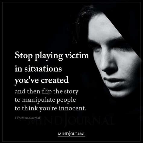 play the victim quotes